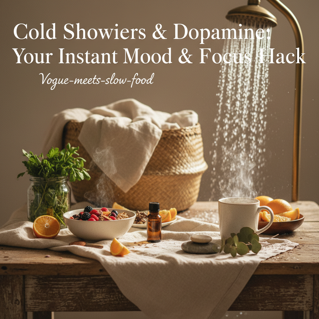 Cold Showers & Dopamine: Your Instant Mood & Focus Hack