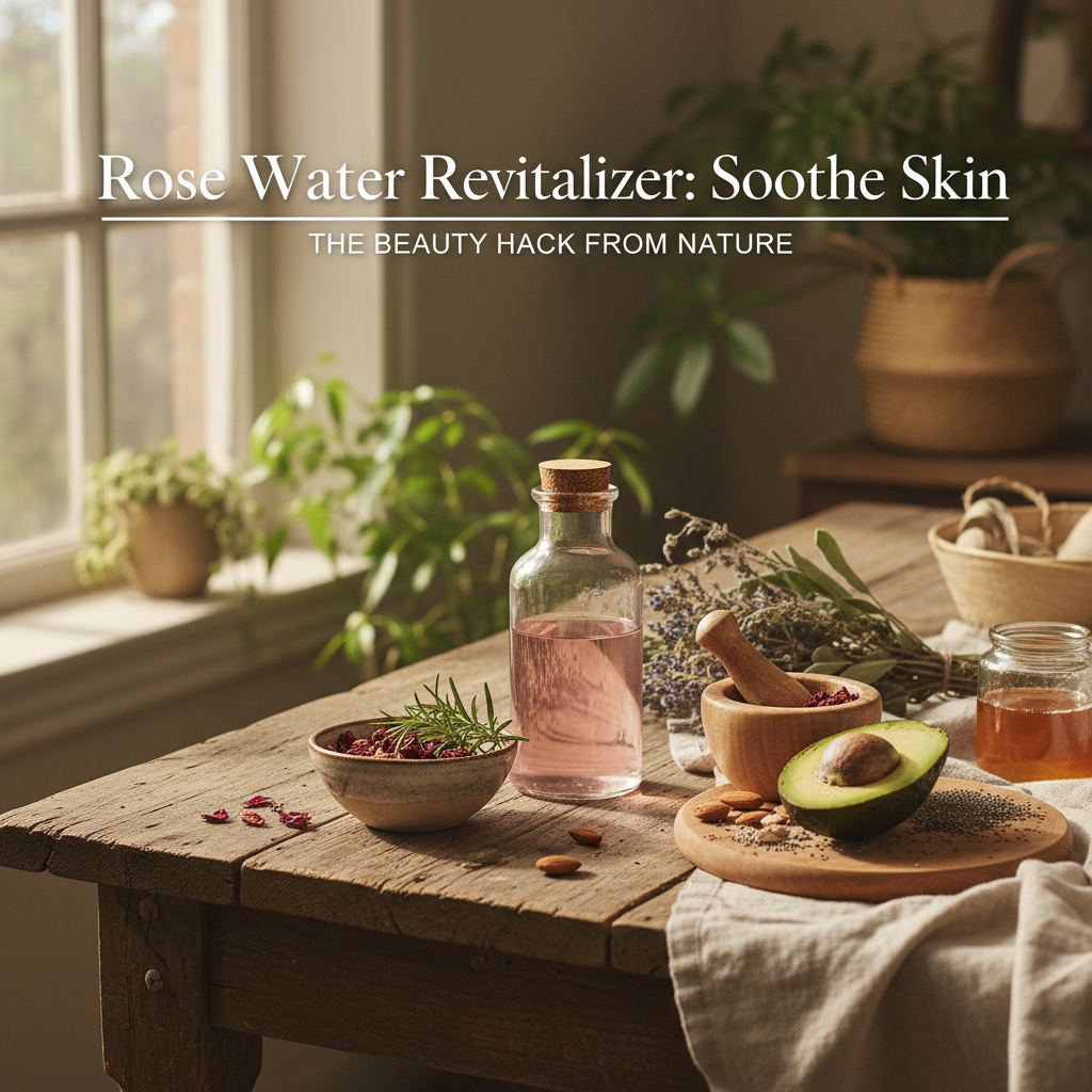 Rose Water Revitalizer: Soothe Skin