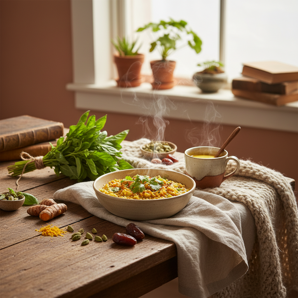 Ayurvedic Morning Routine: Reconnecting with Simple, Seasonal Food